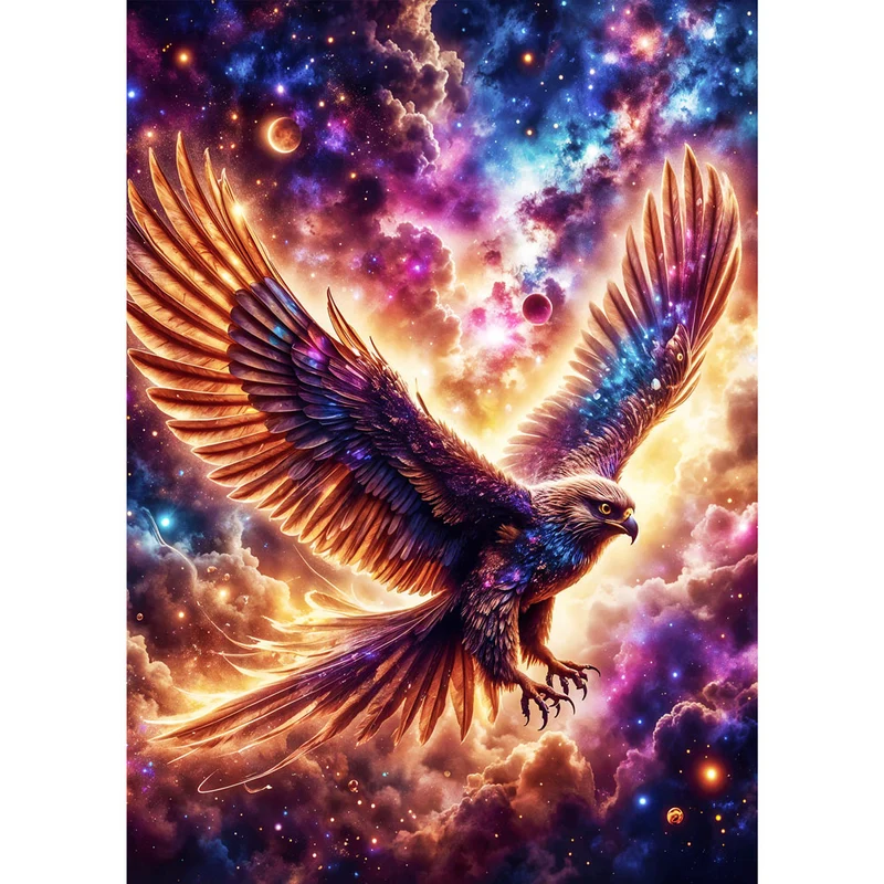 5D Diamond Painting – Galaktischer Wächter