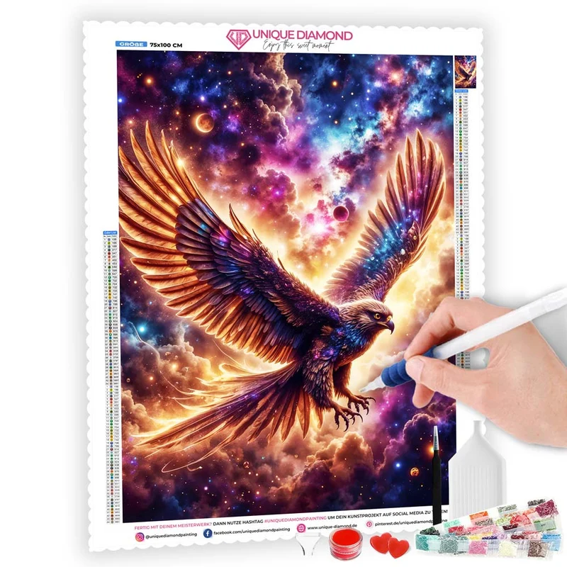 5D Diamond Painting – Galaktischer Wächter