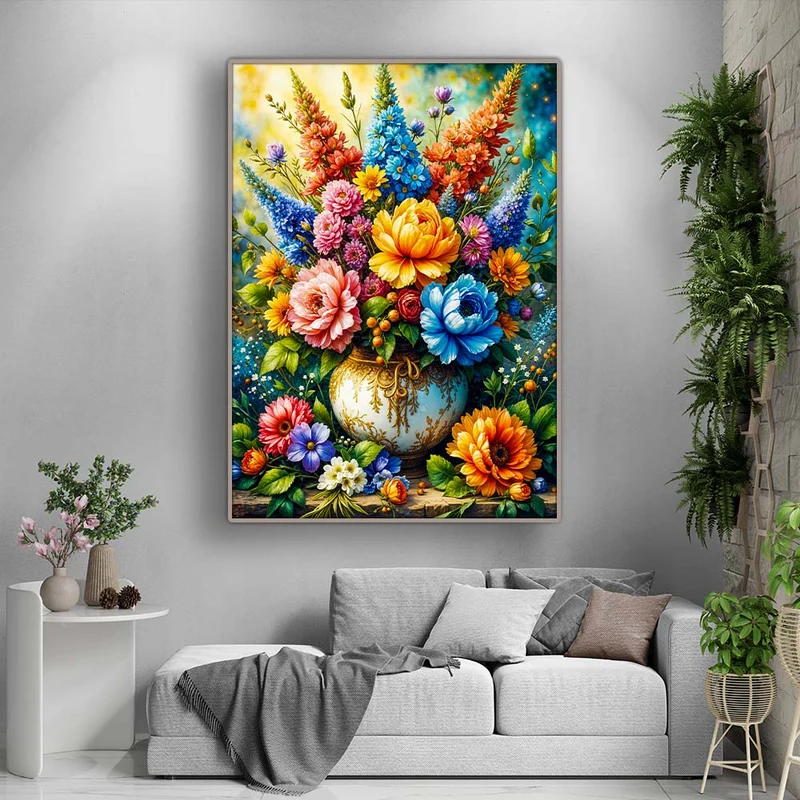 5D Diamond Painting – Florale Symphonie