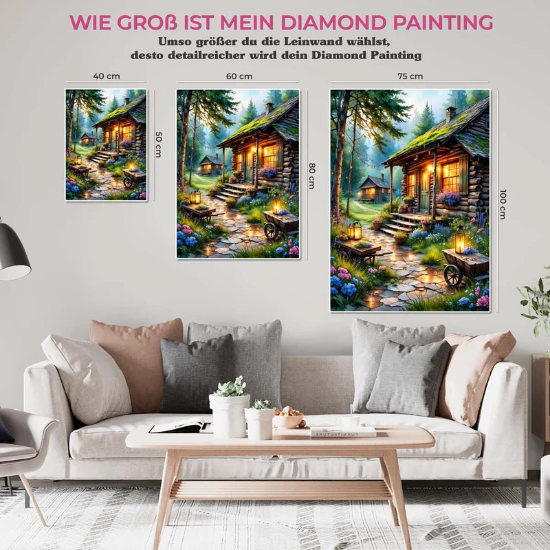 5D Diamond Painting – Whispering Pines Retreat