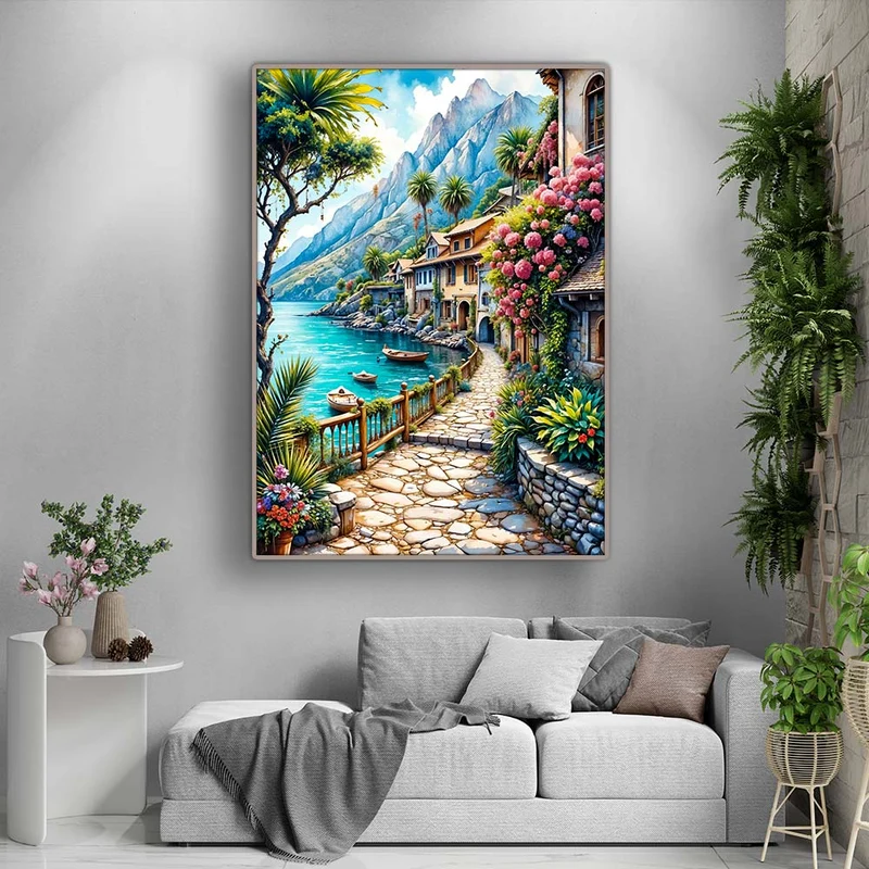 5D Diamond Painting – Riviera Bellezza