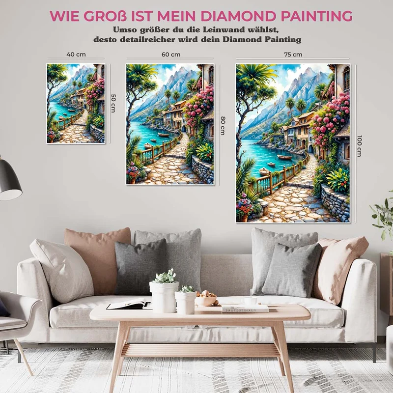 5D Diamond Painting – Riviera Bellezza
