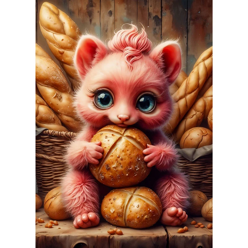 5D Diamond Painting – Petit Pain Chérie