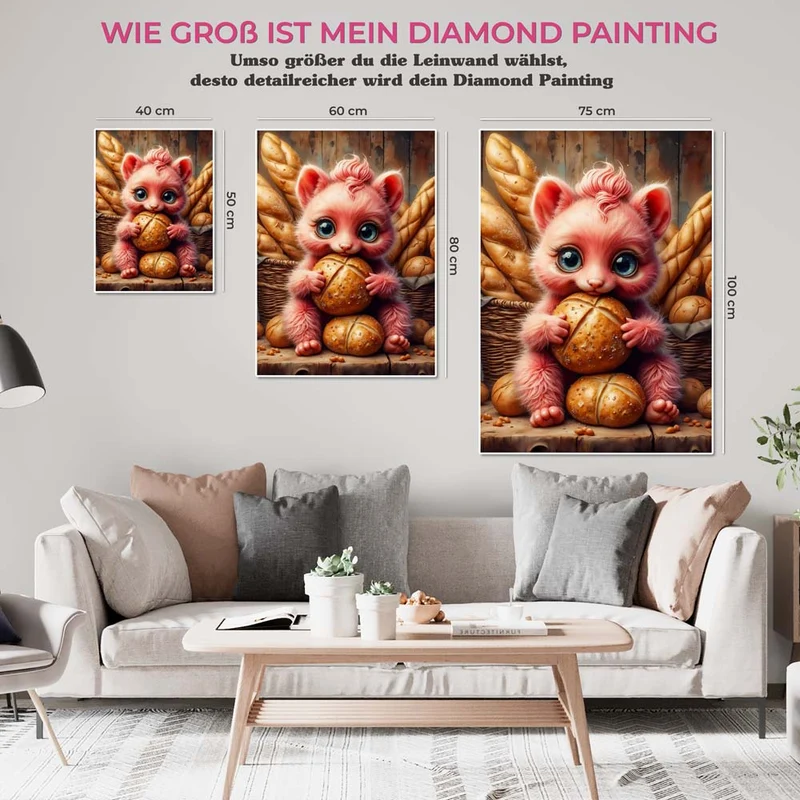 5D Diamond Painting – Petit Pain Chérie