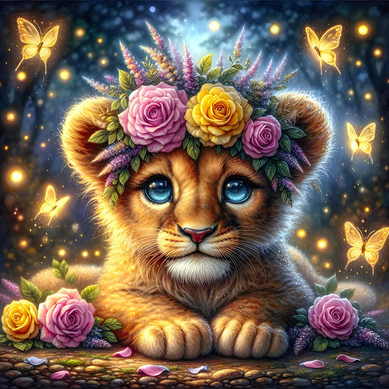 5D Diamond Painting – Blumenkönigin Nia