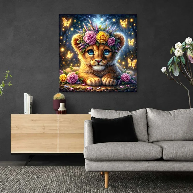 5D Diamond Painting – Blumenkönigin Nia
