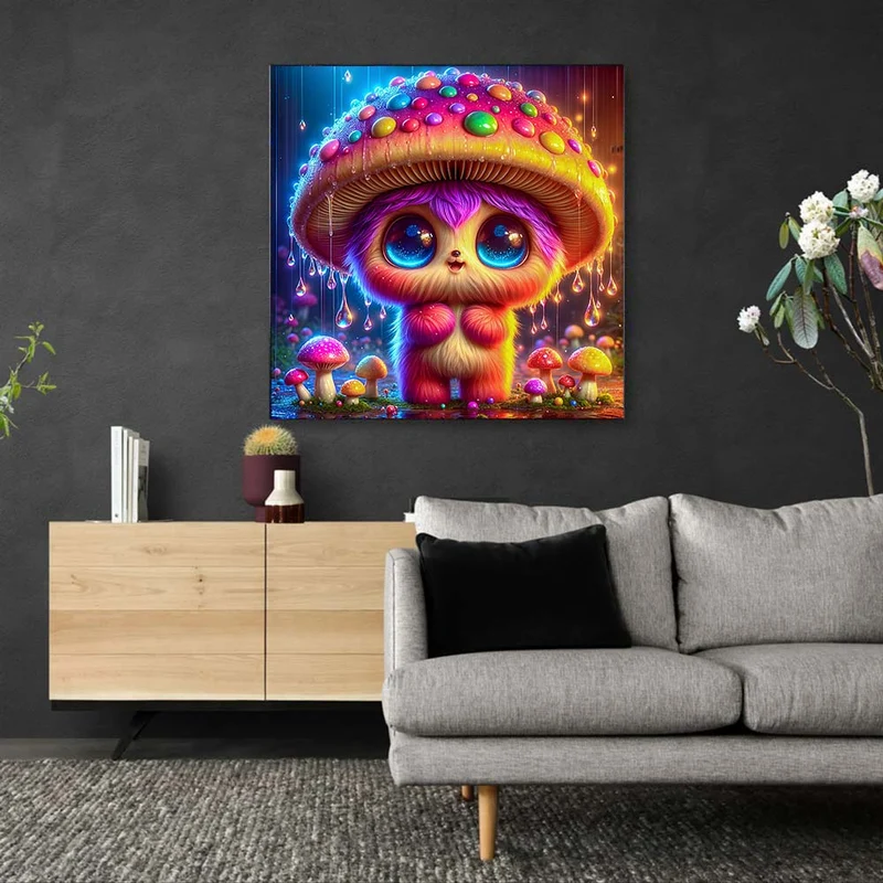 5D Diamond Painting – Pilzchen Puki im Zauberwald