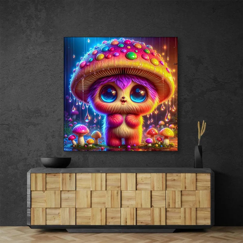 5D Diamond Painting – Pilzchen Puki im Zauberwald