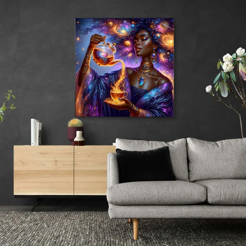 5D Diamond Painting – Galaktische Teezeremonie