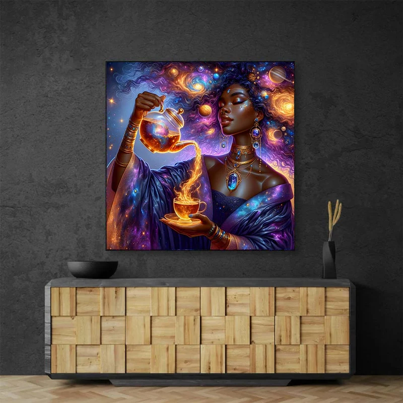 5D Diamond Painting – Galaktische Teezeremonie