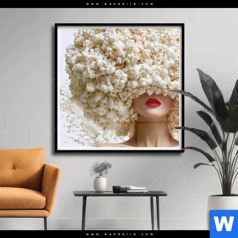 Poster | Crazy Popcorn Hair | Quadrat