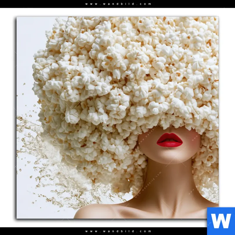 Poster | Crazy Popcorn Hair | Quadrat