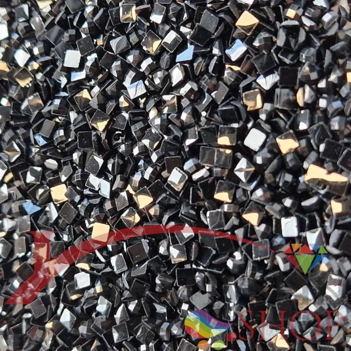 DMC 310 Black - eckige Steine - Diamond Painting