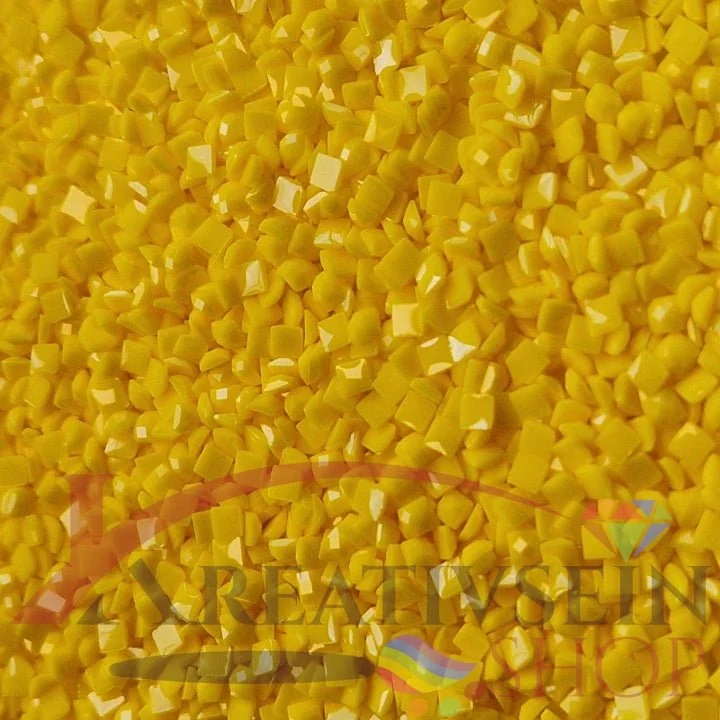 DMC 307 Lemon - eckige Steine - Diamond Painting