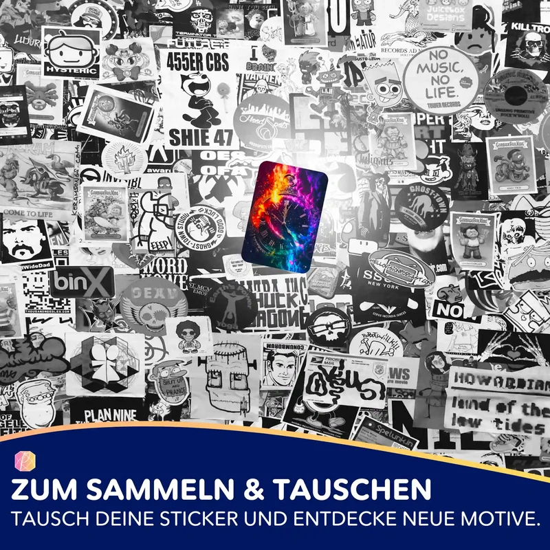 Aufkleber 5er-Set - Time of magic Moments