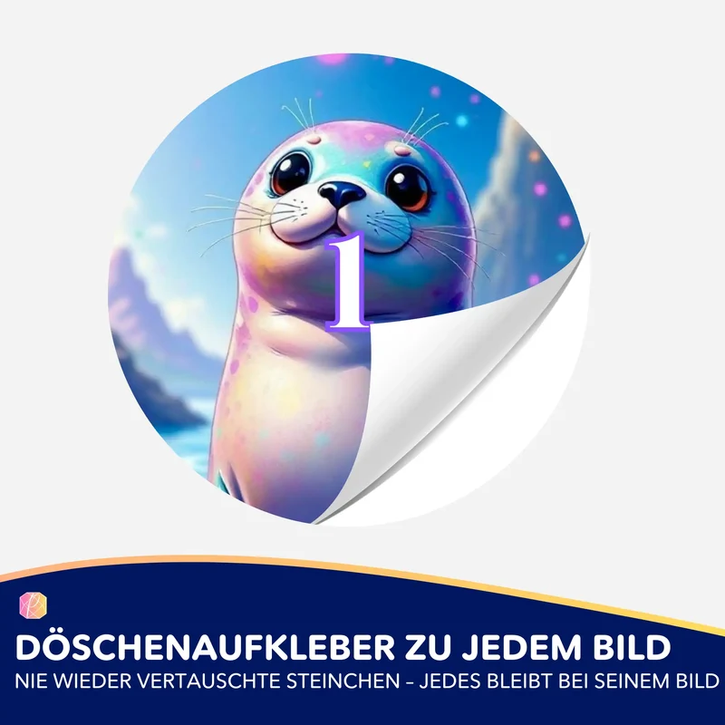 Döschenaufkleber - Robin