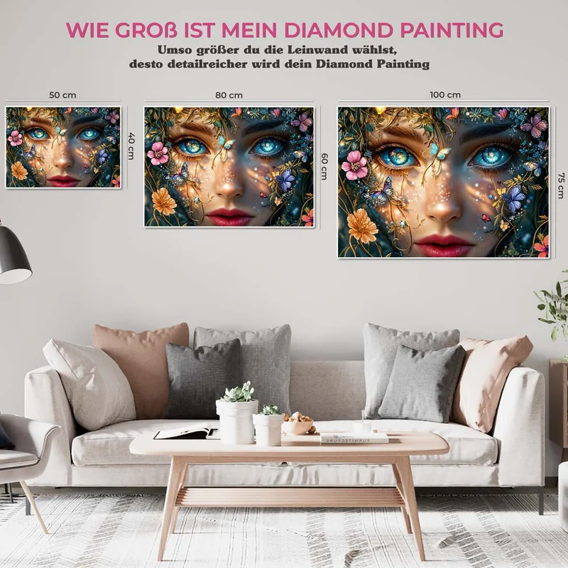 5D Diamond Painting – Schmetterlingsblick