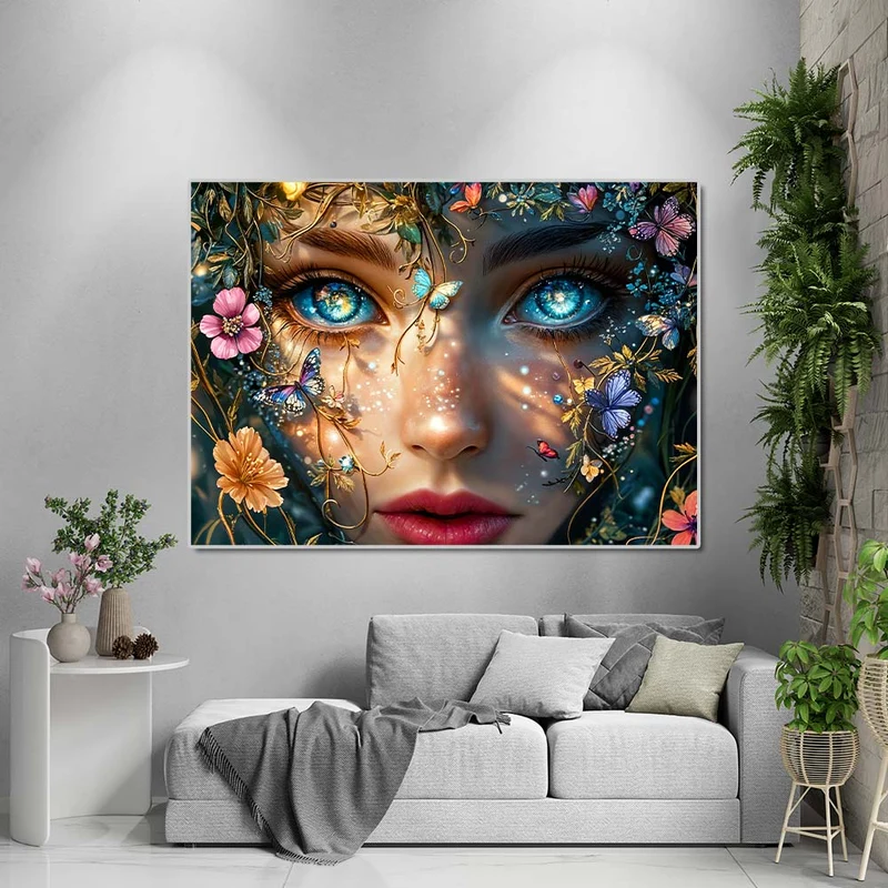 5D Diamond Painting – Schmetterlingsblick