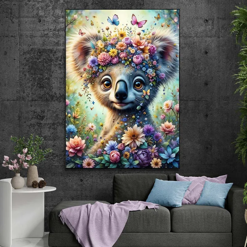 5D Diamond Painting – Blütenzauber Koala