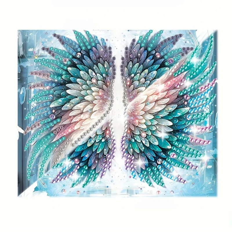 5D Diamond Painting Grußkarten – Himmelsflügel 6 Stück