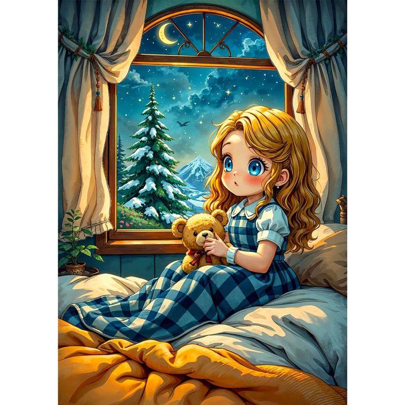 5D Diamond Painting – Sehnsucht nach den Sternen
