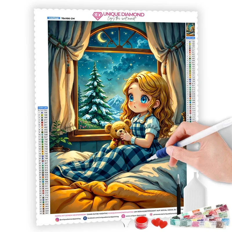 5D Diamond Painting – Sehnsucht nach den Sternen