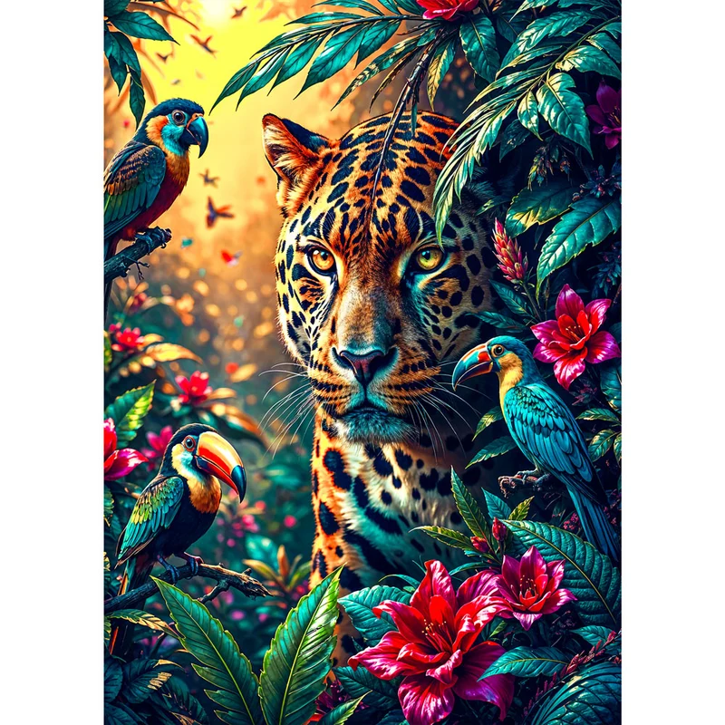 5D Diamond Painting – Dschungelwächter