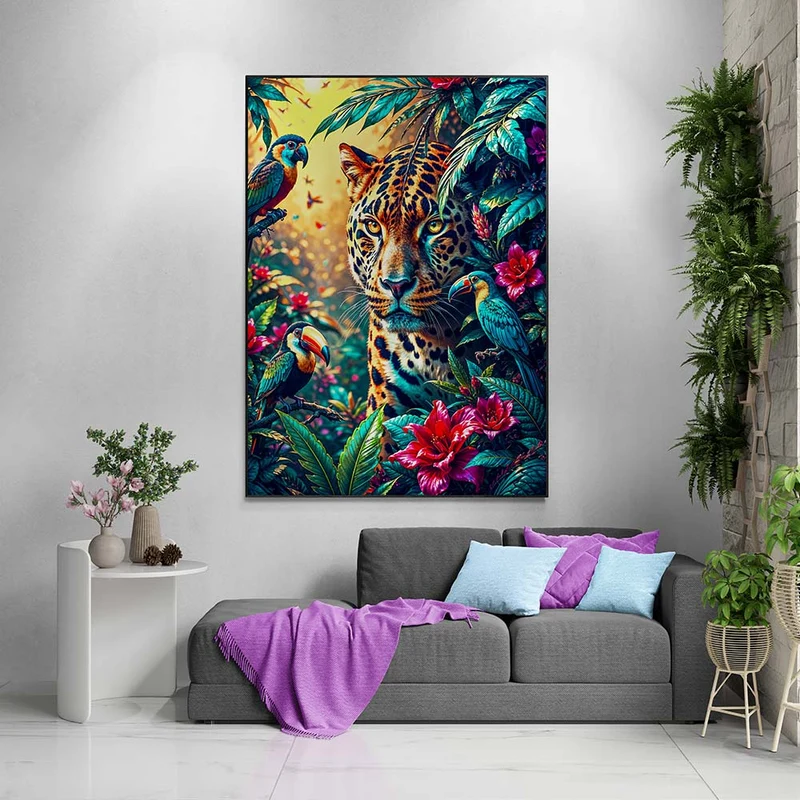 5D Diamond Painting – Dschungelwächter