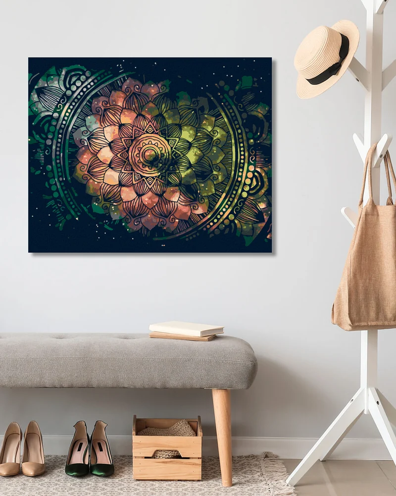 Diamond painting - WELTRAUM-MANDALA