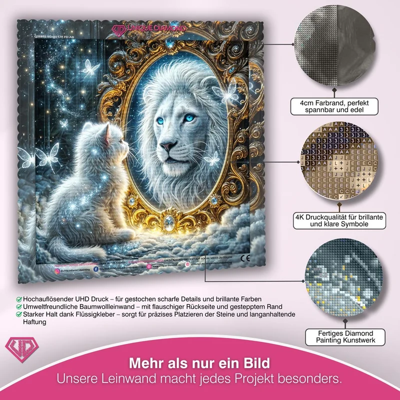 5D Diamond Painting – Spiegelbild der Stärke