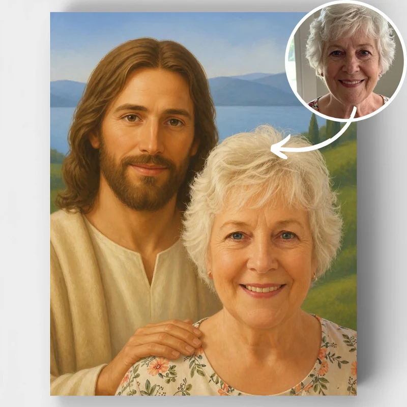 Held by Jesus - Custom Paint by Numbers Kit