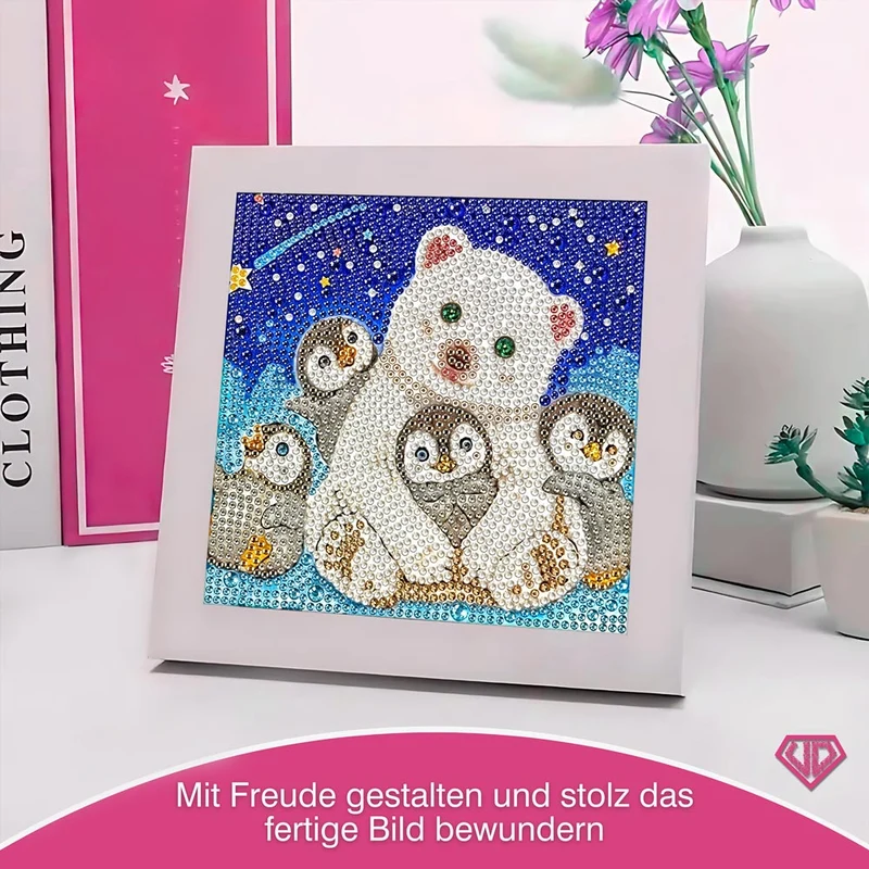5D Diamond Painting Freunde im Sternenlicht mit Strasssteine