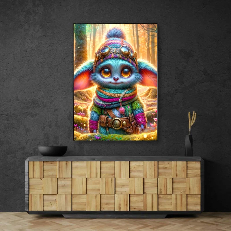 5D Diamond Painting – Lumi, der Waldentdecker