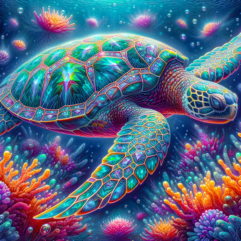 5D Diamond Painting – Glanz der Ozeane