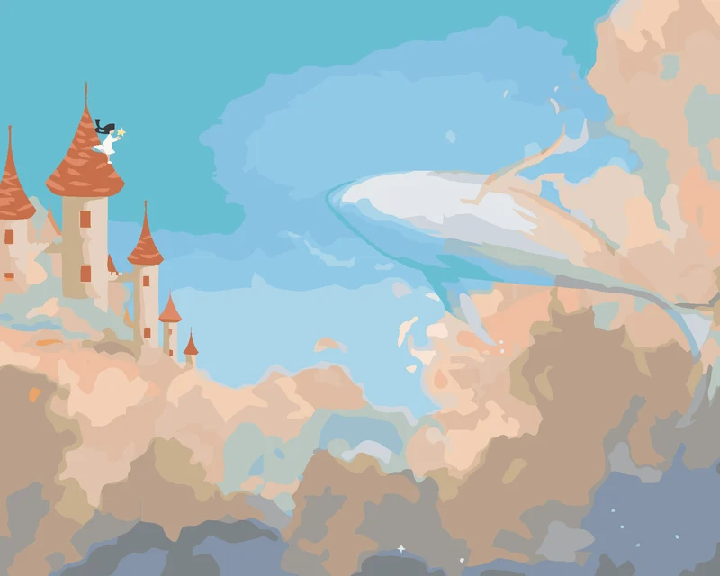 Diamond painting - WALFISCH UND SCHLOSS