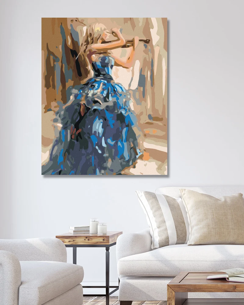 Diamond painting - FRAU SPIELT GEIGE