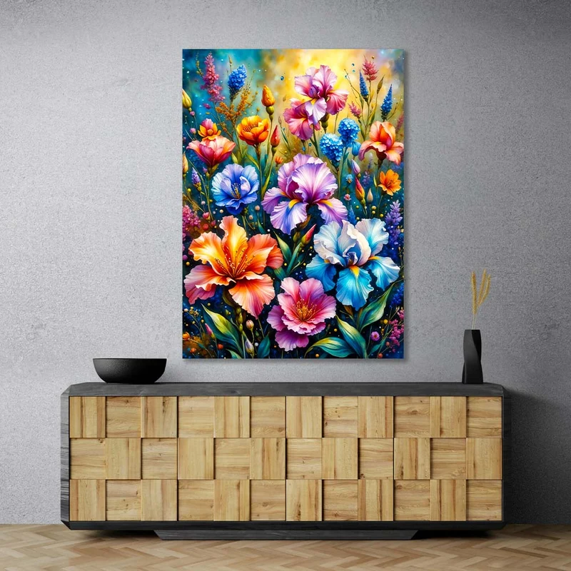 5D Diamond Painting – Farbexplosion im Blumengarten