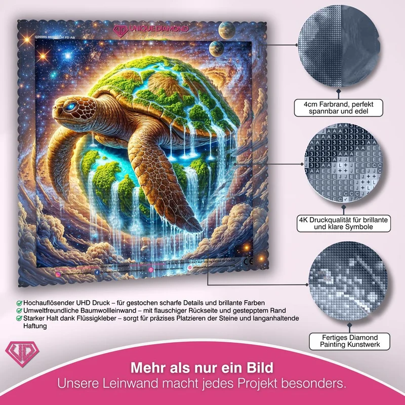 5D Diamond Painting – Wasserfallinsel der Träume