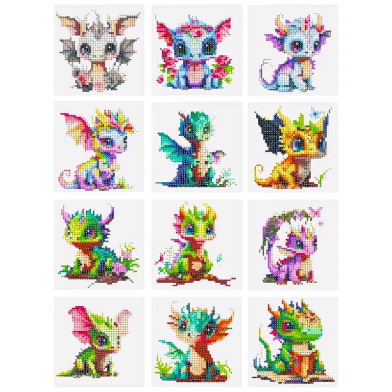 5D Diamond Painting LuxGem - Dragon's Dream - 12 Mini Motive
