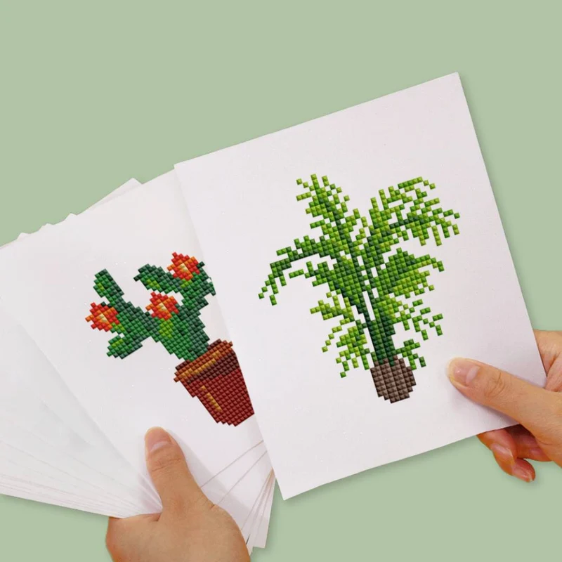 5D Diamond Painting LuxGem - Greenery Bliss - 12 Mini Motive