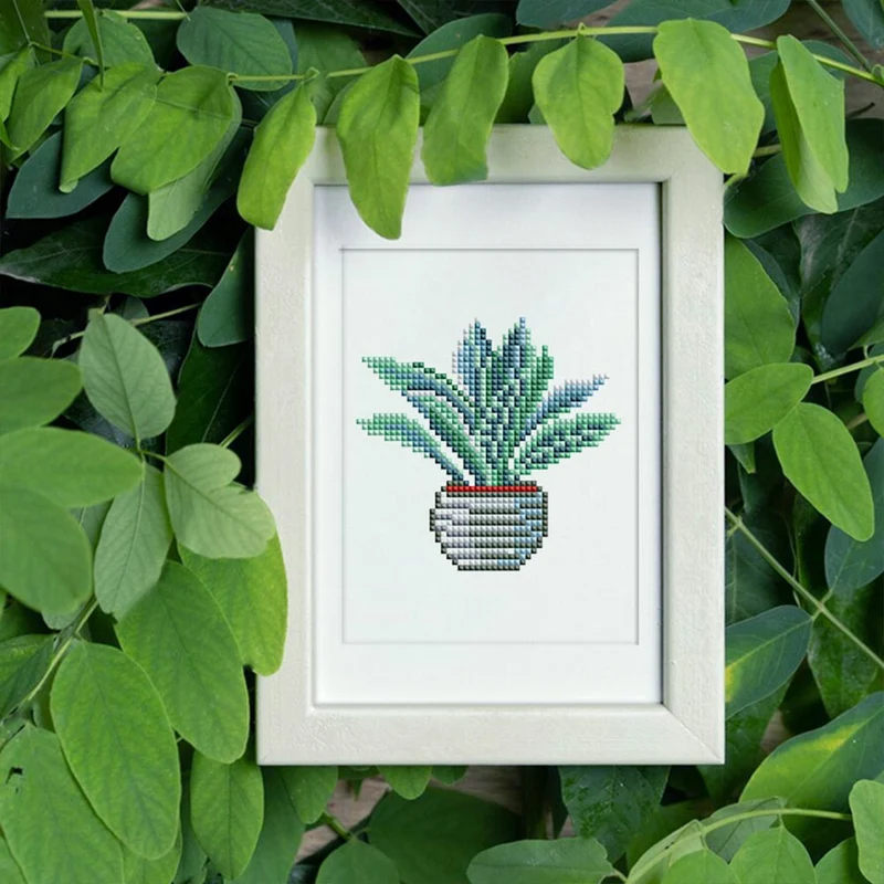 5D Diamond Painting LuxGem - Greenery Bliss - 12 Mini Motive