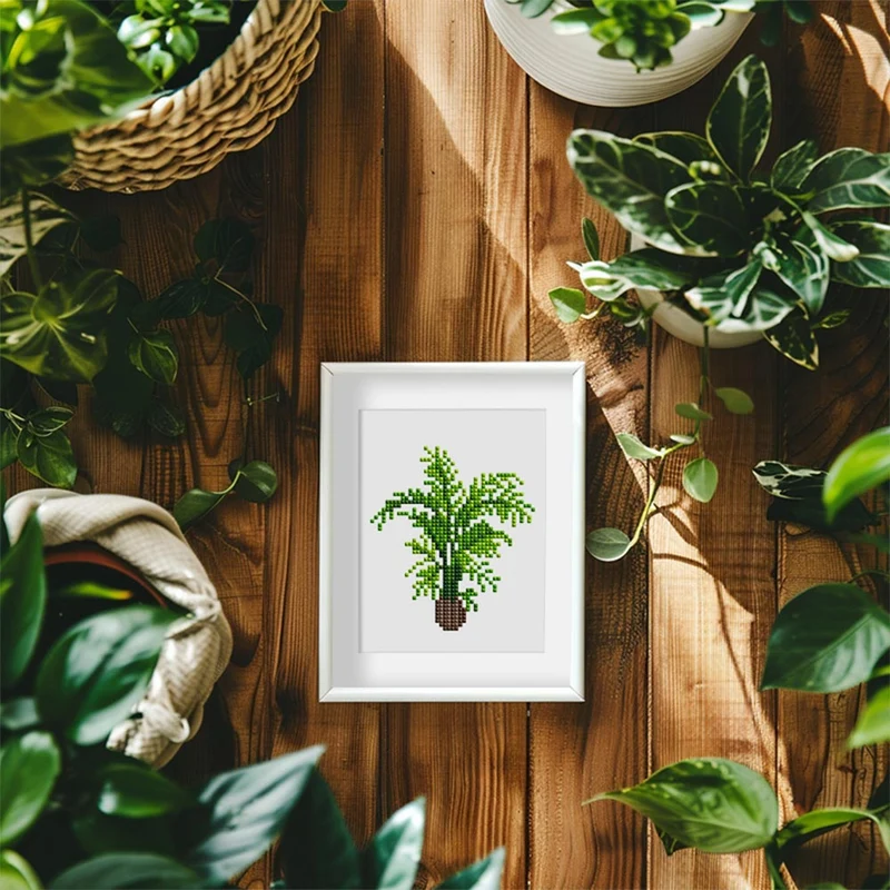 5D Diamond Painting LuxGem - Greenery Bliss - 12 Mini Motive