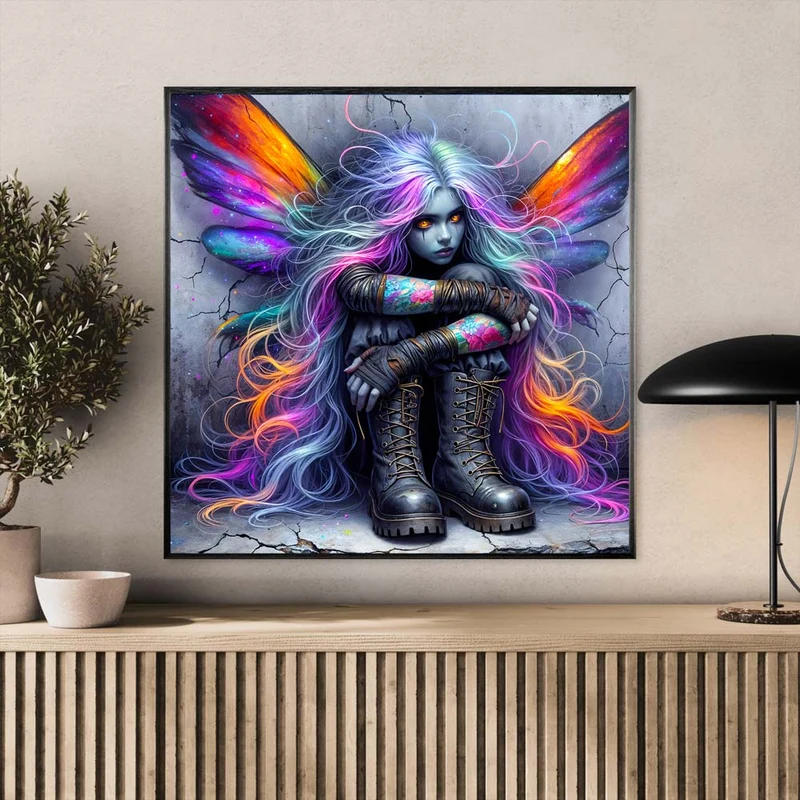 5D Diamond Painting – Midnight Rebel Fairy