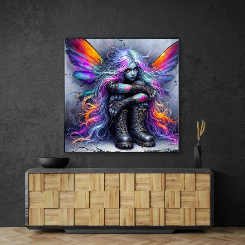 5D Diamond Painting – Midnight Rebel Fairy