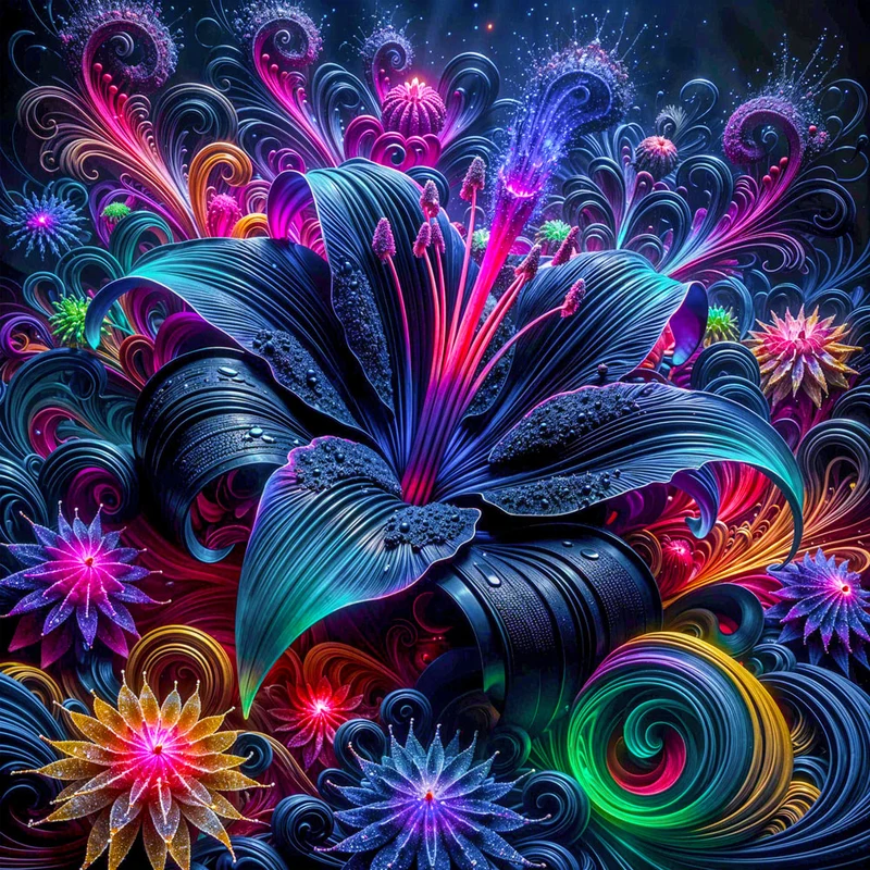 5D Diamond Painting – Galactic Bloom