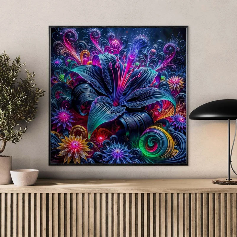 5D Diamond Painting – Galactic Bloom