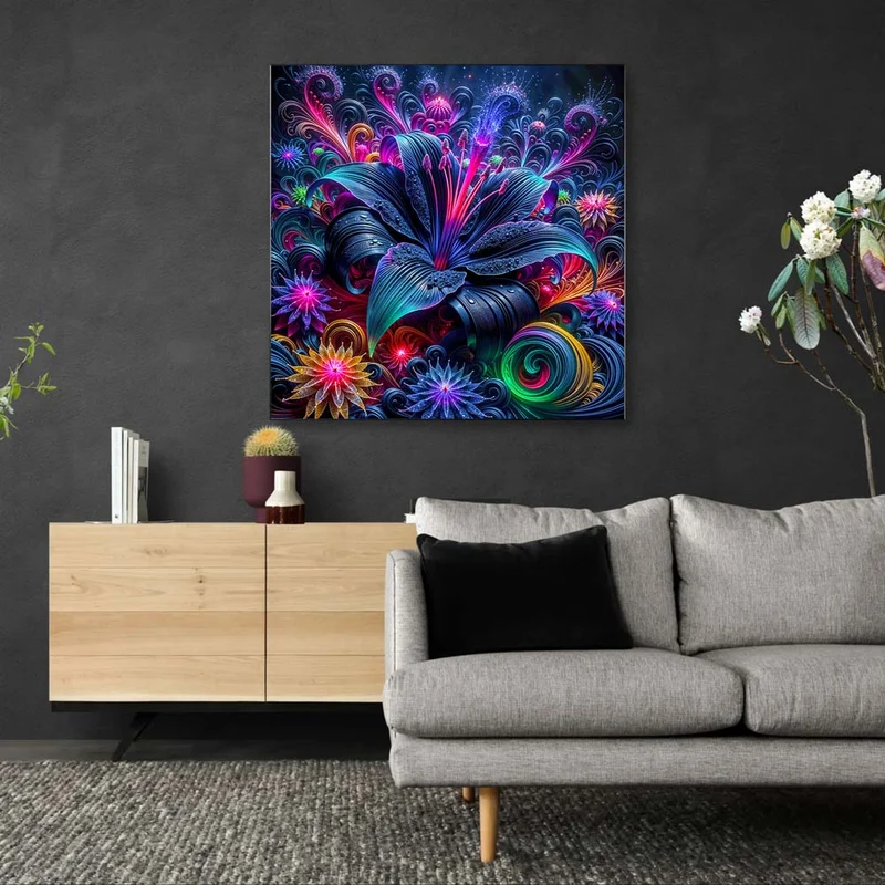 5D Diamond Painting – Galactic Bloom