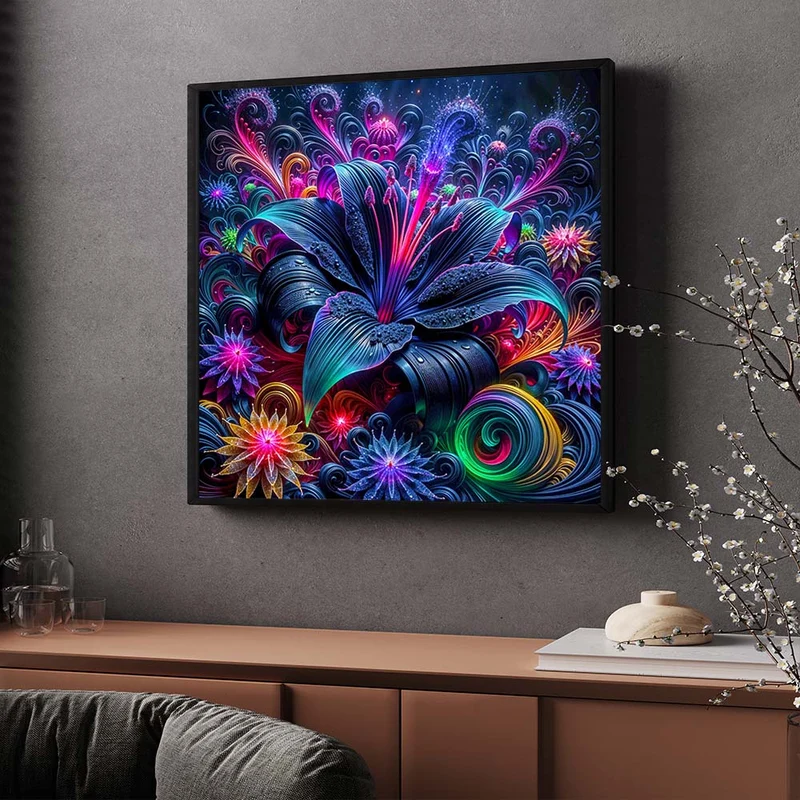5D Diamond Painting – Galactic Bloom