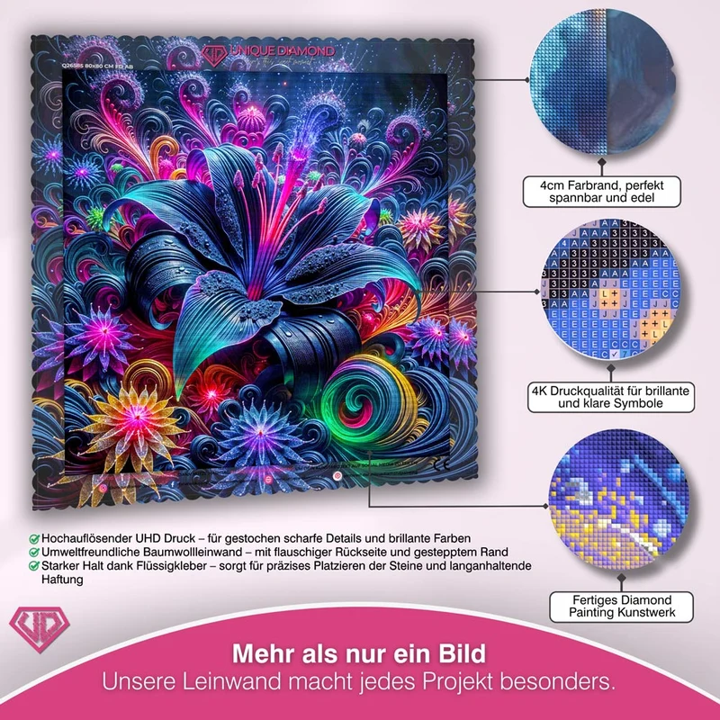 5D Diamond Painting – Galactic Bloom