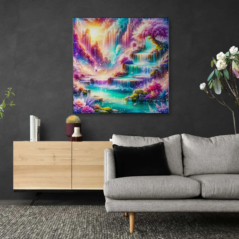 5D Diamond Painting – Märchenquell der Harmonie